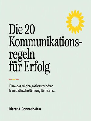 cover image of Die 20 Kommunikationsregeln für Erfolg
